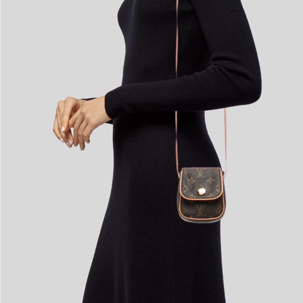 Authentic Louis Vuitton Monograph Mini Pochette Cancun